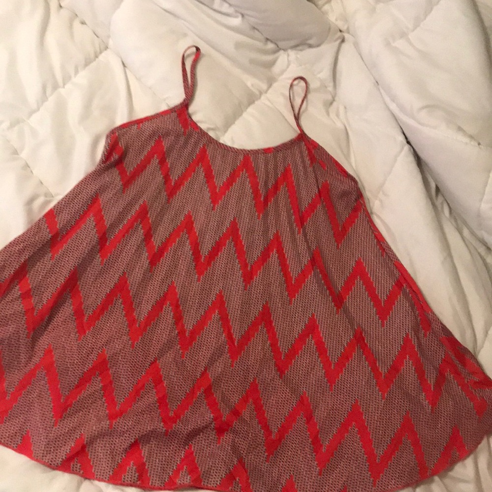 Chevron patterned tank top